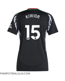 Arsenal Jakub Kiwior #15 Tricou Fotbal Replică 2024-25 Femei Deplasare